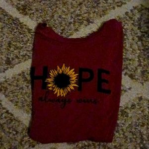 Modest stretchable sunflower shirt